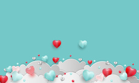 浪漫爱心背景