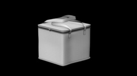 C4D模型外卖箱子