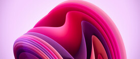 红色抽象拉丝3D立体流体渐变