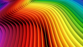 彩色抽象拉丝3D立体流体渐变