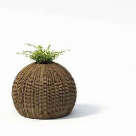 C4D模型花篮
