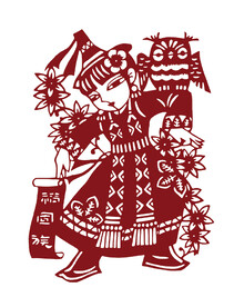 裕固族剪纸