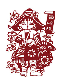 基诺族剪纸