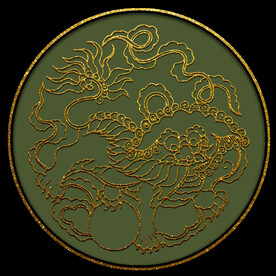 国潮圆形图标