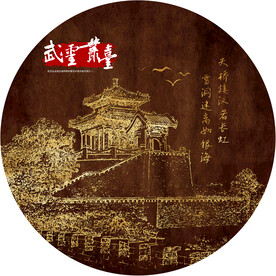 国潮圆形图标