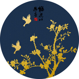 国潮圆形图标