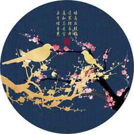 国潮圆形图标