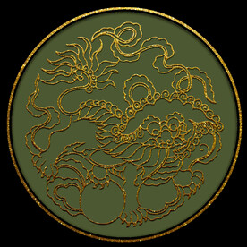 国潮圆形图标