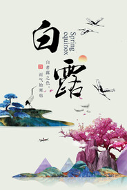 白露海报 