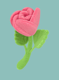 3D玫瑰花