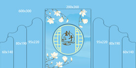 蓝色婚礼 蓝白色 雾霾蓝莫兰迪