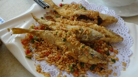 香煎小黄鱼