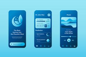 手机UI界面矢量设计