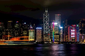 香港城市夜景