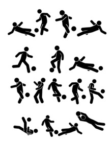 足球小人图标