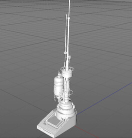  C4D模型 工厂设备 