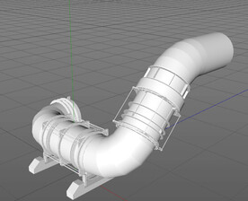  C4D模型 工厂