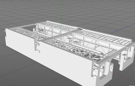  C4D模型 工厂设备  