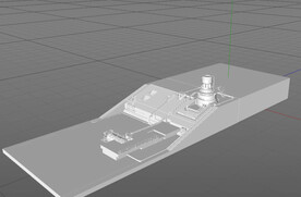  C4D模型 工厂设备  