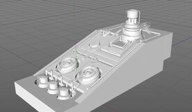  C4D模型 工厂设备  