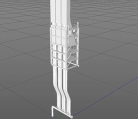  C4D模型 工厂设备  