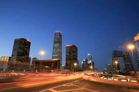 北京城市夜景