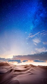 沙漠星空