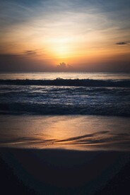 海边夕阳