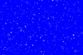 透明雪花粒子