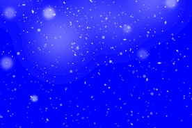 透明雪花粒子