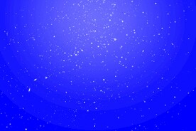 透明雪花粒子