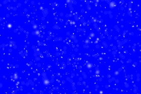 透明雪花粒子