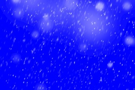 透明雪花粒子