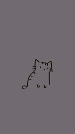 简约猫咪手机屏保