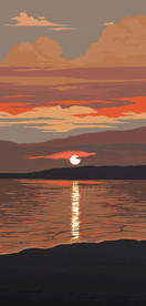 日落夕阳
