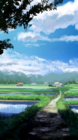 田地间