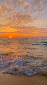 海边夕阳