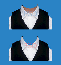 小男孩证件照套装衣服psd