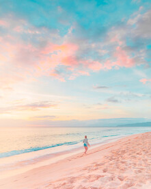 海边夕阳