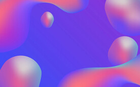 紫色渐变3d炫彩抽象扭曲背景
