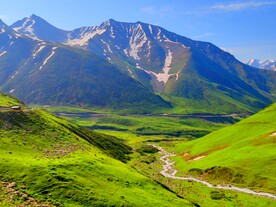 美丽的山景
