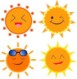 卡通太阳
