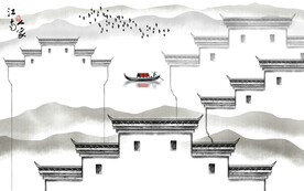 水墨画背景