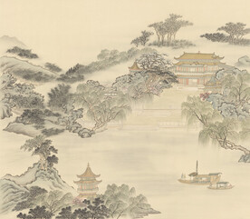 水墨画背景