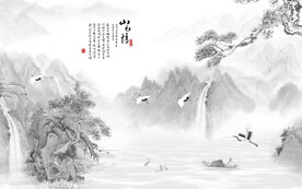 水墨画背景