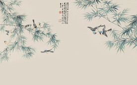 中国风水墨背景