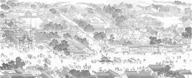 国画山水背景