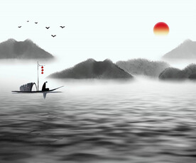 水墨画背景
