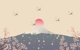 中国风水墨背景