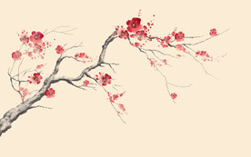 水墨花鸟 